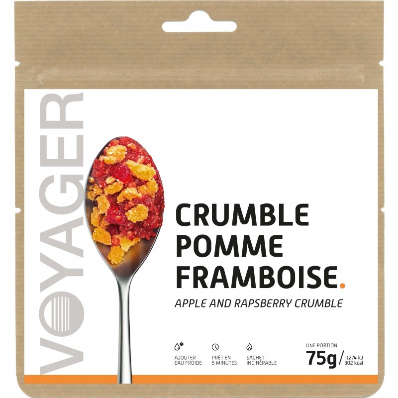 Plat Lyophilisé Pâtes à la Bolognaise 80g - 306 Kcal - Voyager